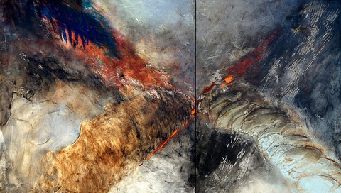 Sans Titre 84 - 120x70 (Diptyque)